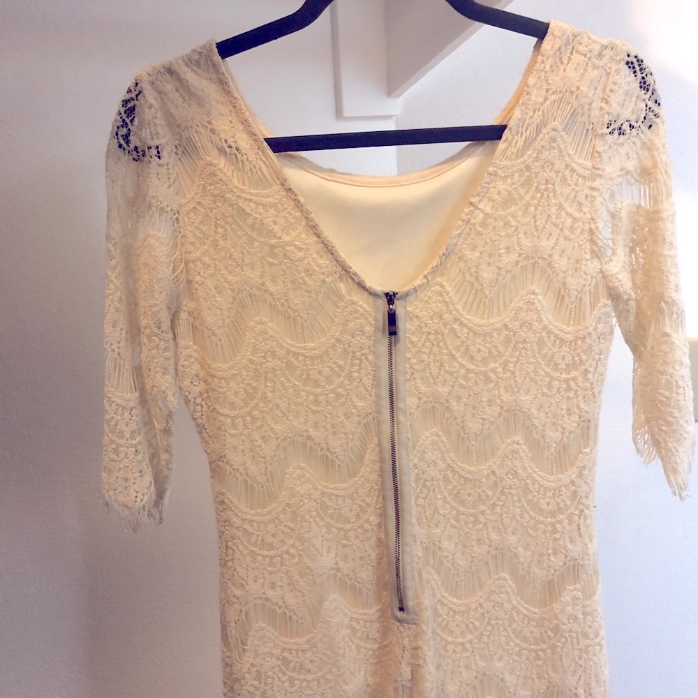 Ezra crochet lace bridal shower dress